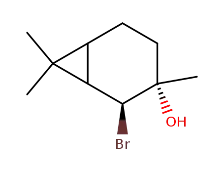 2α-Bromo-3β-hydroxy-3,7,7-trimethylbicyclo<4.1.0>heptane