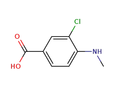 3-chloro-4-(methylamino)benzoic acid