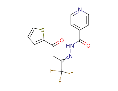 2-thenoyltrifluoroacetone isonicotinoyl hydrazone
