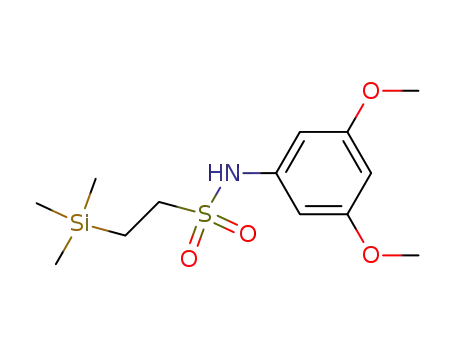 Molecular Structure of 106018-88-6 (Ethanesulfonamide, N-(3,5-dimethoxyphenyl)-2-(trimethylsilyl)-)