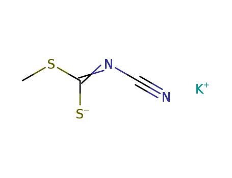 Cyanimidodithiocarbonic acid S-methyl esterS-potassium salt