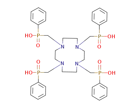 1,4,7,10-tetraazacyclododecane-1,4,7,10-tetrayltetramethylenetetrakis(phenylphosphinic acid)