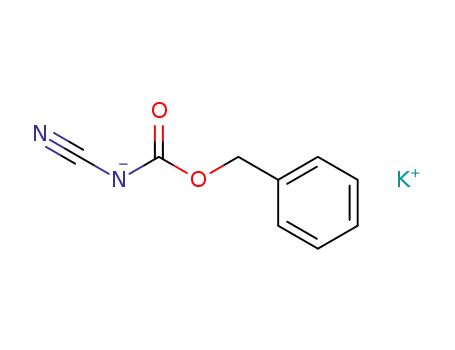 Molecular Structure of 50909-46-1 (Carbamic acid, cyano-, phenylmethyl ester, potassium salt)