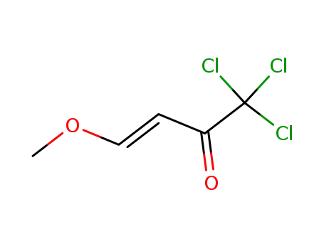 Molecular Structure of 116140-91-1 (3-Buten-2-one, 1,1,1-trichloro-4-methoxy-, (E)-)