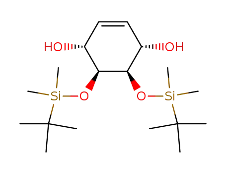 (1S,4R,5S,6R)-5,6-Bis-(tert-butyl-dimethyl-silanyloxy)-cyclohex-2-ene-1,4-diol