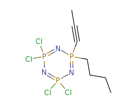 1-n-butyl-1-(prop-1-ynyl)tetrachlorocyclotriphosphazene
