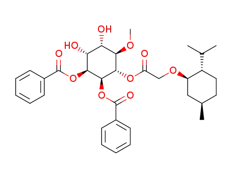 (1L-1,2-di-O-benzoyl-4-O-methyl-chiro-inosityloxy)-(l)-menthoxyacetate