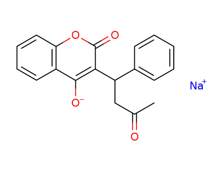 Molecular Structure of 129-06-6 (Warfarin sodium)