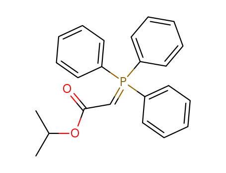 Molecular Structure of 110212-61-8 ((Isopropyloxycarbonylmethylene)triphenylphosphorane)
