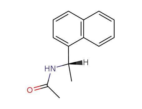 Molecular Structure of 82796-68-7 (Acetamide, N-[(1S)-1-(1-naphthalenyl)ethyl]-)