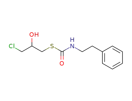 Phenethyl-thiocarbamic acid S-(3-chloro-2-hydroxy-propyl) ester