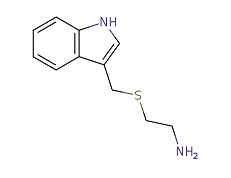 2-<(1H-indol-3-ylmethyl)thio>ethanamine