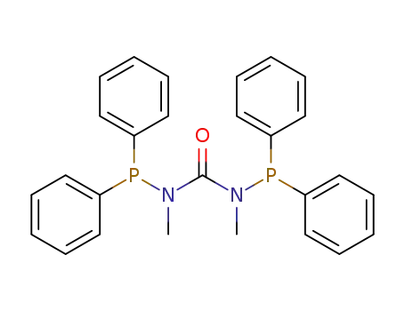 Molecular Structure of 125655-26-7 (Urea, N,N'-bis(diphenylphosphino)-N,N'-dimethyl-)