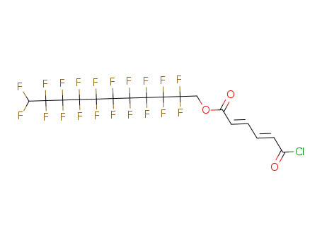 hexadienoic acid mono 1H,1H,11H-eicosafluoroundecanoyl ester monoacid chloride