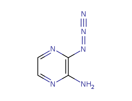 Molecular Structure of 156331-25-8 (Pyrazinamine, 3-azido-)