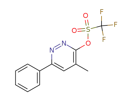 4-methyl-6-phenyl-3-trifluoromethanesulfonylpyridazine