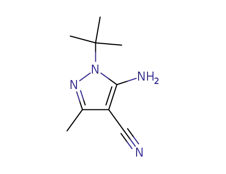 1-tert-butyl-3-methyl-5-amino-1H-pyrazole-4-carbonitrile