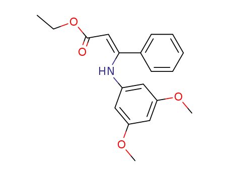 (Z)-3-(3,5-Dimethoxy-phenylamino)-3-phenyl-acrylic acid ethyl ester