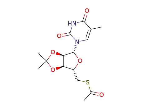 5'-thioacetyl-2',3'-O-isopropylidenethymidine