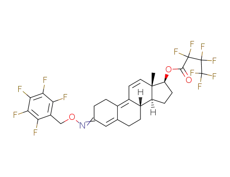 Δ9(10),11-19-nortestosterone pentafluorobenzyloxime heptafluorobutyryl ester