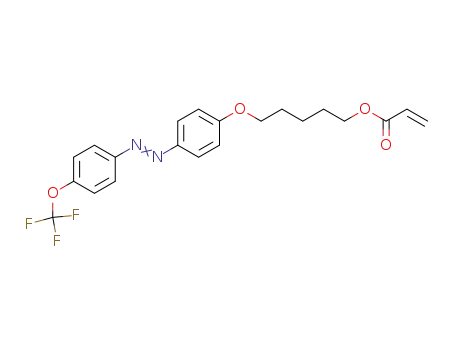 Acrylic acid 5-[4-(4-trifluoromethoxy-phenylazo)-phenoxy]-pentyl ester