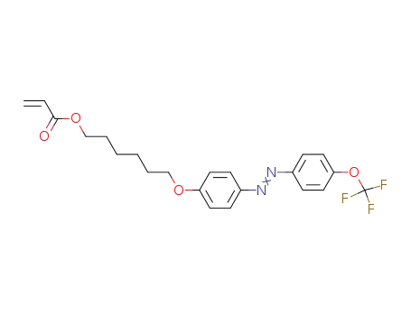 Acrylic acid 6-[4-(4-trifluoromethoxy-phenylazo)-phenoxy]-hexyl ester