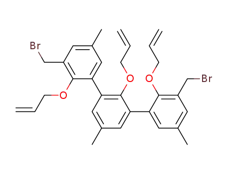 2,2',2''-Tris-allyloxy-3,3''-bis-bromomethyl-5,5',5''-trimethyl-[1,1';3',1'']terphenyl