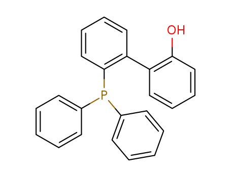 Molecular Structure of 155566-51-1 ([1,1'-Biphenyl]-2-ol, 2'-(diphenylphosphino)-)