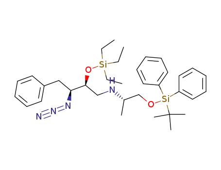 (2S,3S)-N-[(1S)-2-(tert-Butyldiphenylsilyloxy)-1-methylethyl]-3-azido-4-phenyl-2-(triethylsilyloxy)butylamine