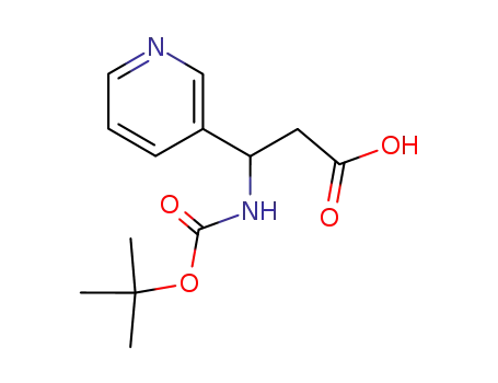 3-[(tert-butoxy)carbonyl]amino-3-(3'-pyridyl)propionic acid