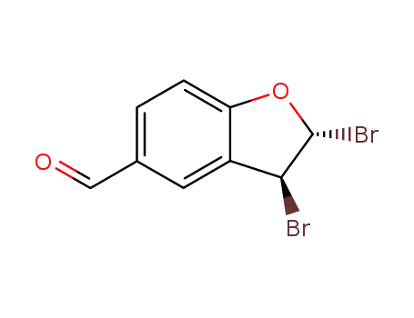 (2RS,3SR)-2,3-dibromo-2,3-dihydrobenzofuran-5-carbaldehyde