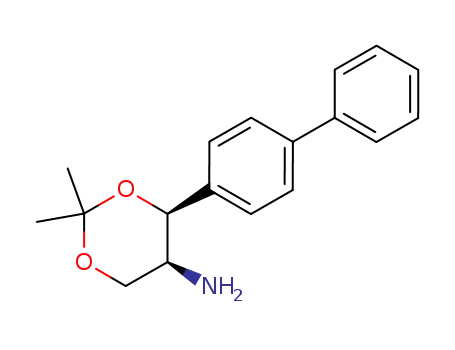 (4S,5S)-4-(biphenyl-4-yl)-2,2-dimethyl-1,3-dioxan-5-amine