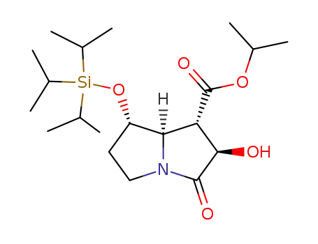 (1S,2R,7S,7aR)-2-hydroxy-1-isopropyloxycarbonyl-7-[(triisopropyl)silyloxy]hexahydropyrrolizin-3-one