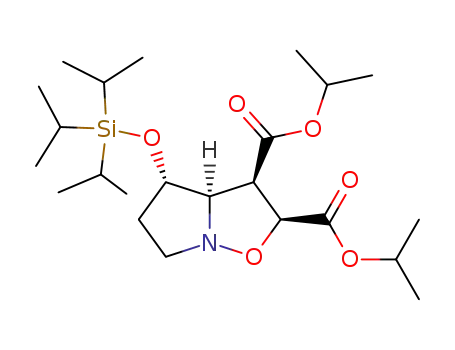 (2S,3R,3aR,4S)-2,3-bis(isopropyloxycarbonyl)-4-[(triisopropyl)silyloxy]hexahydropyrrolo[1,2-b]isoxazole