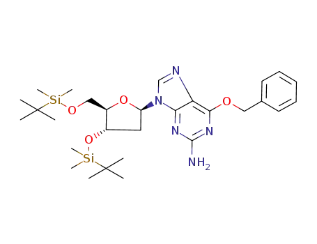O6-benzyl-3',5'-bis-O-(tert-butyldimethylsilyl)-2'-deoxyguanosine