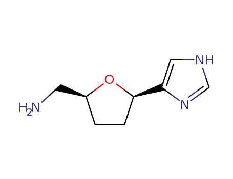 (+)-4(5)-[(2R,5S)-(5-aminomethyl)tetrahydrofuran-2-yl]imidazole