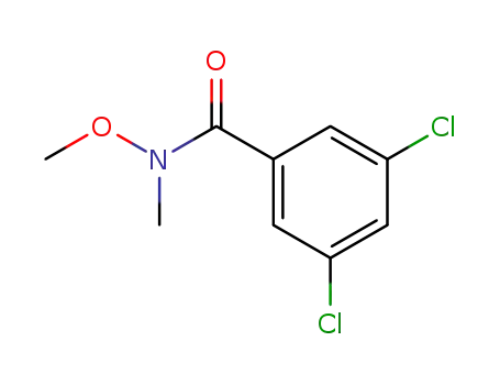 Molecular Structure of 259796-12-8 (3,5-dichloro-N-Methoxy-N-MethylbenzaMide)