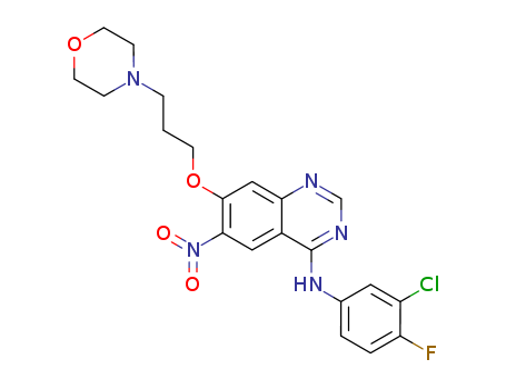 4-Quinazolinamine,N-(3-chloro-4-fluorophenyl)-7-[3-(4-morpholinyl)propoxy]-6-nitro-