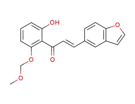 (E)-3-Benzofuran-5-yl-1-(2-hydroxy-6-methoxymethoxy-phenyl)-propenone