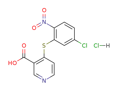 4-(2-nitro-5-chlorothiophenoxy)pyridine-3-carboxylic acid hydrochloride