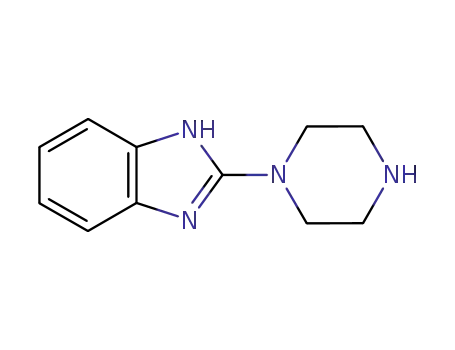 Molecular Structure of 57260-68-1 (2-(1-PIPERAZINO)-BENZIMIDAZOLE)