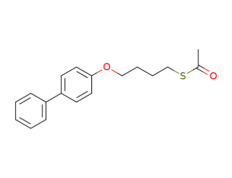 thioacetic acid S-[4-(biphenyl-4-yloxy)-butyl] ester