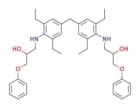 1-{4-[3,5-diethyl-4-(2-hydroxy-3-phenoxy-propylamino)-benzyl]-2,6-diethyl-phenylamino}-3-phenoxy-propan-2-ol
