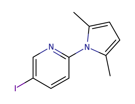 2-(2,5-DIMETHYL-1H-PYRROL-1-YL)-5-IODOPYRIDINE