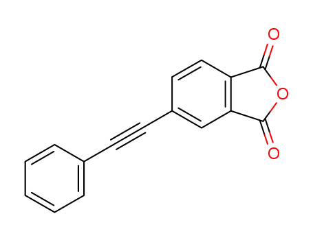 Molecular Structure of 119389-05-8 (4-PHENYLETHYNYLPHTHALIC ANHYDRIDE)