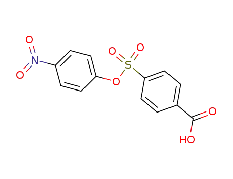 Molecular Structure of 666715-90-8 (Benzoic acid, 4-[(4-nitrophenoxy)sulfonyl]-)