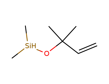 Molecular Structure of 23483-22-9 ((1,1-DIMETHYL-2-PROPENYLOXY)DIMETHYLSILANE)
