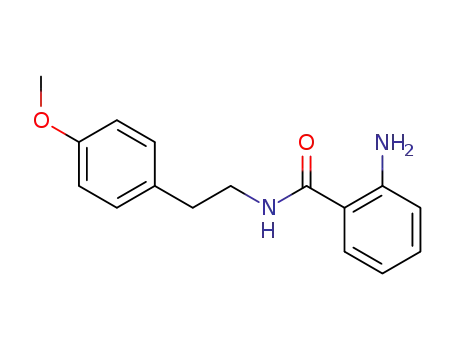 Molecular Structure of 565171-47-3 (Benzamide, 2-amino-N-[2-(4-methoxyphenyl)ethyl]-)