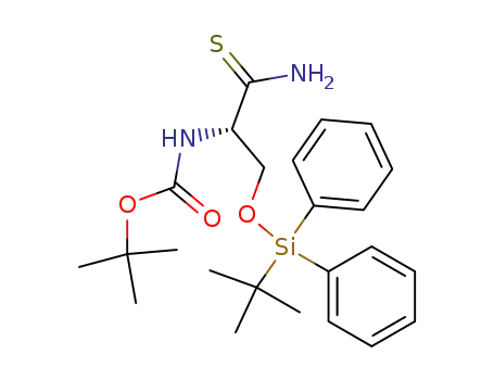 (S)-N-(tert-butoxycarbonyl)-O-(tert-butyldiphenylsilyl)serinethioamide