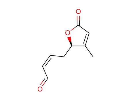 (Z)-4-((R)-3-Methyl-5-oxo-2,5-dihydro-furan-2-yl)-but-2-enal